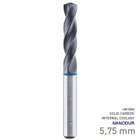 (image for) Maykestag Speeddrill 4.0-Inox HPC Solid Carbide Drill 5.75mm 5xD NANODUR