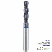(image for) Maykestag Speeddrill 4.0-Inox HPC Solid Carbide Drill 6.3mm 5xD NANODUR