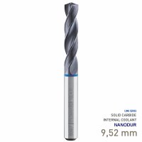 (image for) Maykestag Speeddrill 4.0-Inox HPC Solid Carbide Drill 9.52mm 3/8' 5xD NANODUR