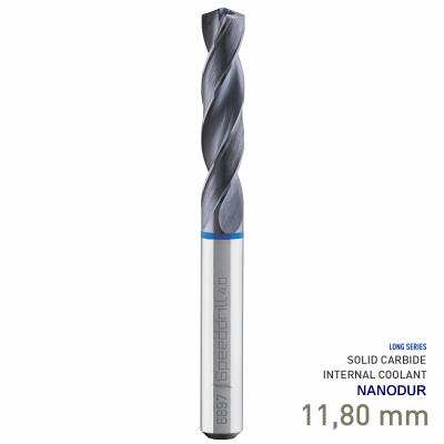 (image for) Maykestag Speeddrill 4.0-Inox HPC Solid Carbide Drill 11.8mm 5xD NANODUR