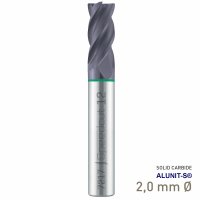 (image for) Maykestag Solid Carbide End Mill 2mm Speedcut Universal Long Series 3 Flute