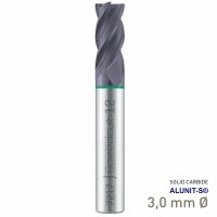 (image for) Maykestag Solid Carbide End Mill 3mm Speedcut Universal Long Series 4 Flute