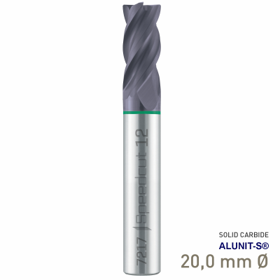 (image for) Maykestag Solid Carbide End Mill 20mm Speedcut Universal Long Series 4 Flute