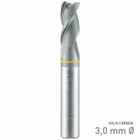 (image for) Maykestag VHM Solid Carbide End Mill Speedcut Aluminium 3mm Long Series Neck Relief 3 Flute Unequal Helix