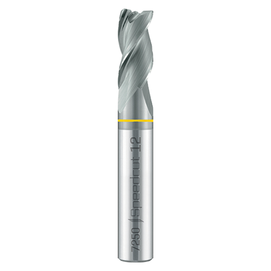(image for) Maykestag VHM Solid Carbide End Mill Speedcut Aluminium 4mm Long Series Neck Relief 3 Flute Unequal Helix