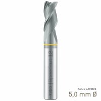 (image for) Maykestag VHM Solid Carbide End Mill Speedcut Aluminium 5mm Long Series Neck Relief 3 Flute Unequal Helix
