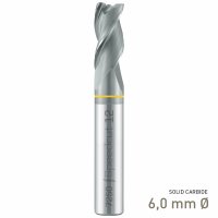 (image for) Maykestag VHM Solid Carbide End Mill Speedcut Aluminium 6mm Long Series Neck Relief 3 Flute Unequal Helix