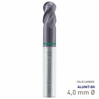 (image for) Scall Nose End Mill Sp Cut Univ. Z4 4.0 Din 6527lha Shank Din 6