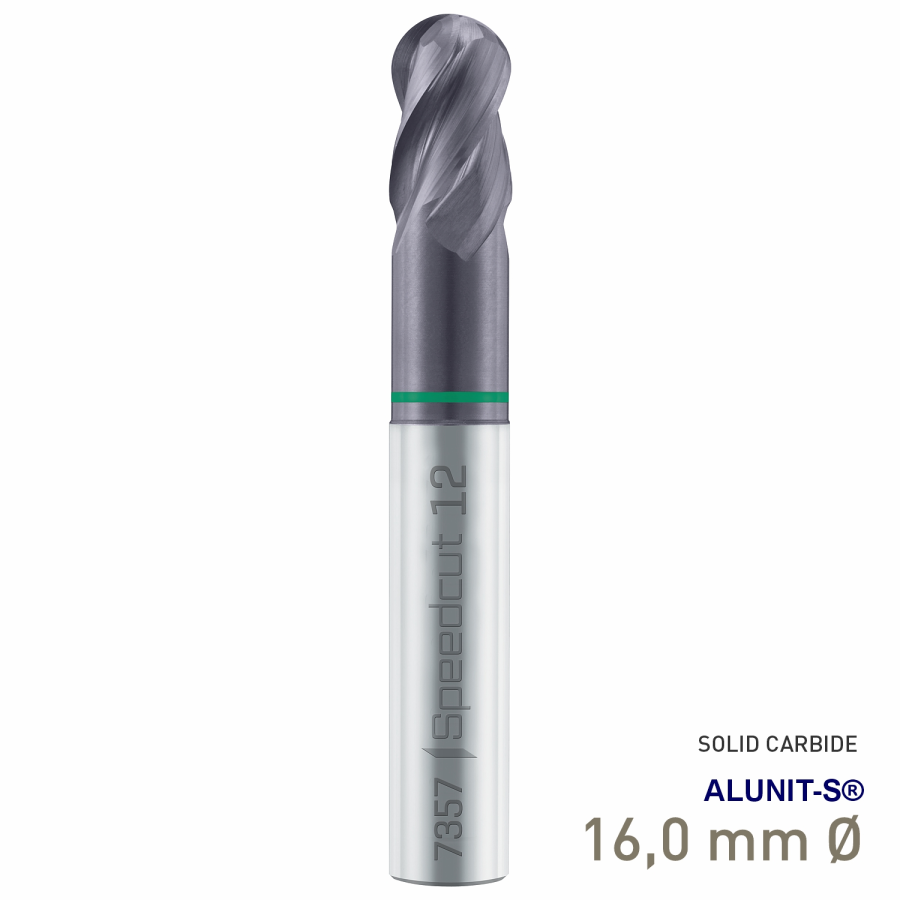 (image for) Scall Nose End Mill Sp Cut Univ. Z4 16.0 Din 6527lha Shank Din