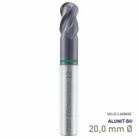 (image for) Maykestag Speedcut Universal Solid Carbide Ballnose End Mill 20.00mm R10 Z4 ALUNIT-S