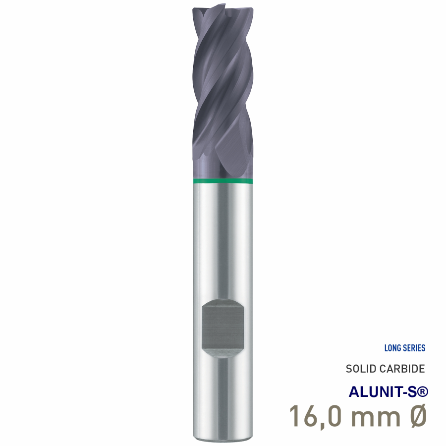 (image for) Maykestag Solid Carbide HPC End Mill 16mm Speedcut-Universal Long Series 4 Flute