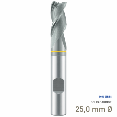(image for) Maykestag Solid Carbide End Mill Speedcut-Aluminium 25.00mm Z4 Weldon