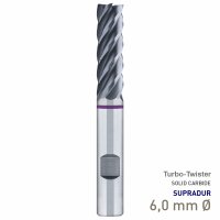 (image for) Maykestag Turbo-Twister Solid Carbide Trochoidal End Mill 6mm Long Series 5 Flute