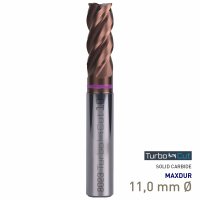 (image for) Maykestag Turbo-Cut Allround VHM End Mill 11mm Long 4 Flute MAXDUR