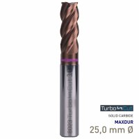 (image for) Maykestag Turbo-Cut Allround VHM End Mill 25mm Long 4 Flute MAXDUR