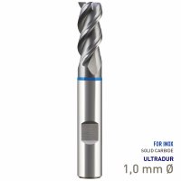(image for) Maykestag Speedcut 4.0-Inox Solid Carbide HPC End Mill 1mm Long Series 3 Flute