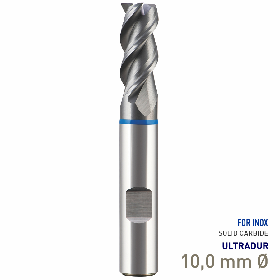 (image for) Maykestag Speedcut 4.0-Inox Solid Carbide HPC End Mill 10mm Long Series 3 Flute