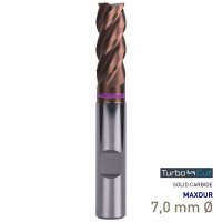(image for) Maykestag Turbo-Cut Allround Solid Carbide End Mill 7mm Long Series 4 Flute
