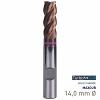(image for) Maykestag Turbo-Cut Allround Solid Carbide End Mill 14mm Long Series 4 Flute