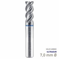 (image for) Maykestag Speedcut 4.0-Inox HPC Solid Carbide End Mill 7mm Long Series 4 Flute