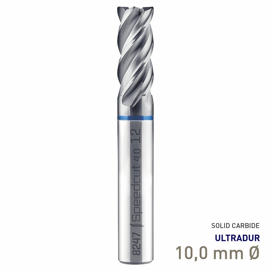 (image for) Maykestag Speedcut 4.0-Inox HPC Solid Carbide End Mill 10mm Long Series 4 Flute