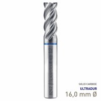 (image for) Maykestag Speedcut 4.0-Inox HPC Solid Carbide End Mill 16mm Long Series 4 Flute
