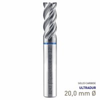 (image for) Maykestag Speedcut 4.0-Inox HPC Solid Carbide End Mill 20mm Long Series 4 Flute