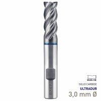 (image for) Maykestag Speedcut 4.0-Inox ULTRADUR HPC Solid Carbide End Mill 3mm Long Series 4 Flute