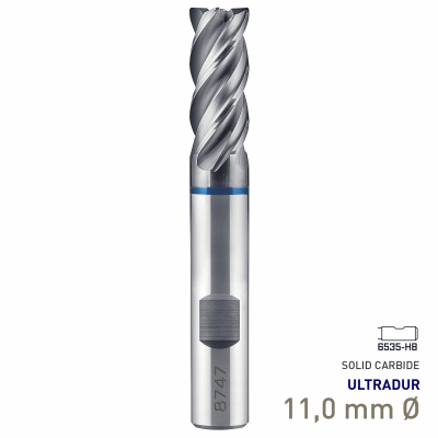 (image for) Maykestag Speedcut 4.0-Inox ULTRADUR HPC Solid Carbide End Mill 11mm Long Series 4 Flute