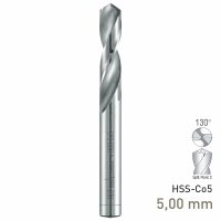 (image for) Maykestag HSS-Co5 Stub Drill 5mm Extra Short Series DIN 1897 PZ