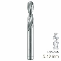 (image for) Maykestag HSS-Co5 Stub Drill 5.4mm Extra Short Series DIN 1897 PZ