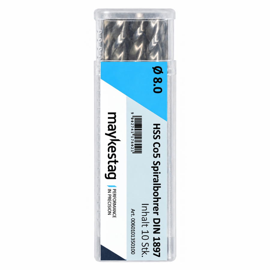 Modal Additional Images for Maykestag HSS-Co5 Stub Drill 6.5mm Extra Short Series DIN 1897 PZ
