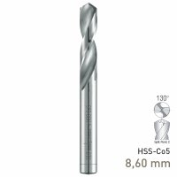 (image for) Maykestag HSS-Co5 Stub Drill 8.6mm Extra Short Series DIN 1897 PZ