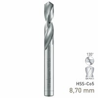 (image for) Maykestag HSS-Co5 Stub Drill 8.7mm Extra Short Series DIN 1897 PZ