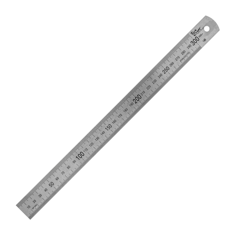 (image for) Stainless Steel 300x25x1.0mm Ruler