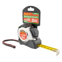 Measuring Tape Self Lock 5m X 19mm S/s & Rubber Casing Matt Finish (image for) Measuring Tape Self Lock 5m X 19mm S/s & Rubber Casing Matt Finish