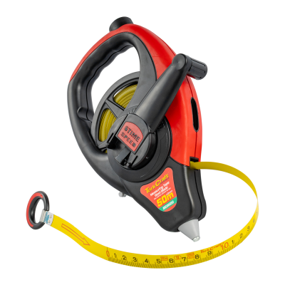 (image for) Measuring Tape Steel Blade 50m X 13mm Co-molded Rubber Casing