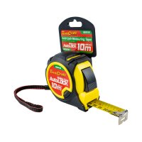 Measuring Tape Autolock 10m X 25mm Rubber Casing Matt Finish (image for) Measuring Tape Autolock 10m X 25mm Rubber Casing Matt Finish