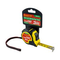 Measuring Tape Autolock 3m X 16mm Rubber Casing Matt Finish (image for) Measuring Tape Autolock 3m X 16mm Rubber Casing Matt Finish