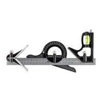 (image for) Combination Square & Protractor 3pc Set