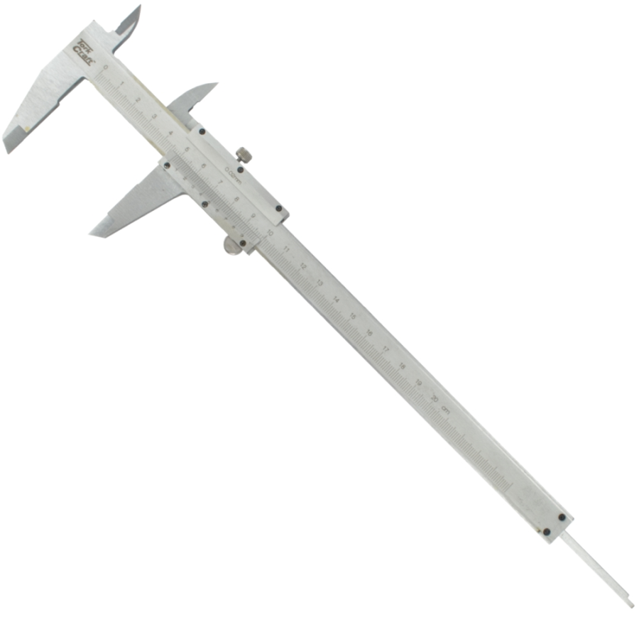 (image for) Vernier 200mm Carbon Steel 0.02mm Acc. Metric