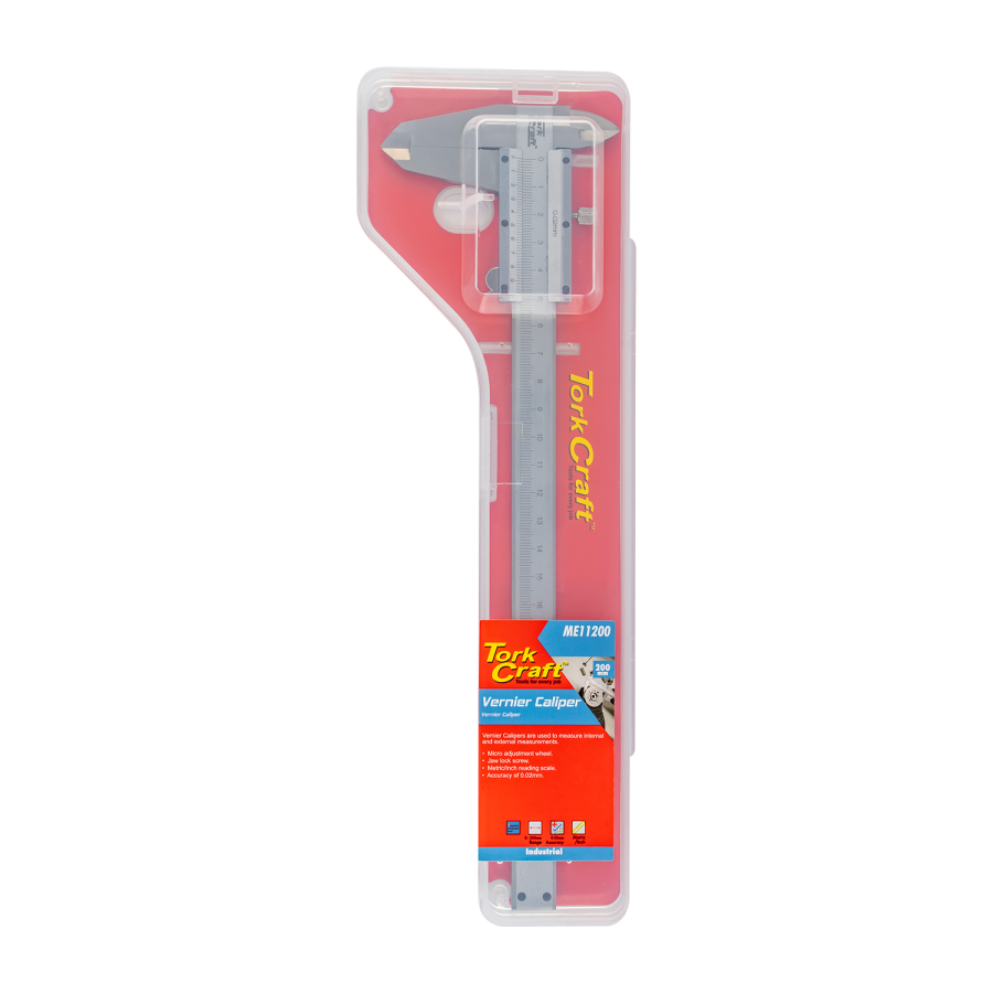 (image for) Vernier 200mm Stainless Steel 0.02mm Acc. Metric