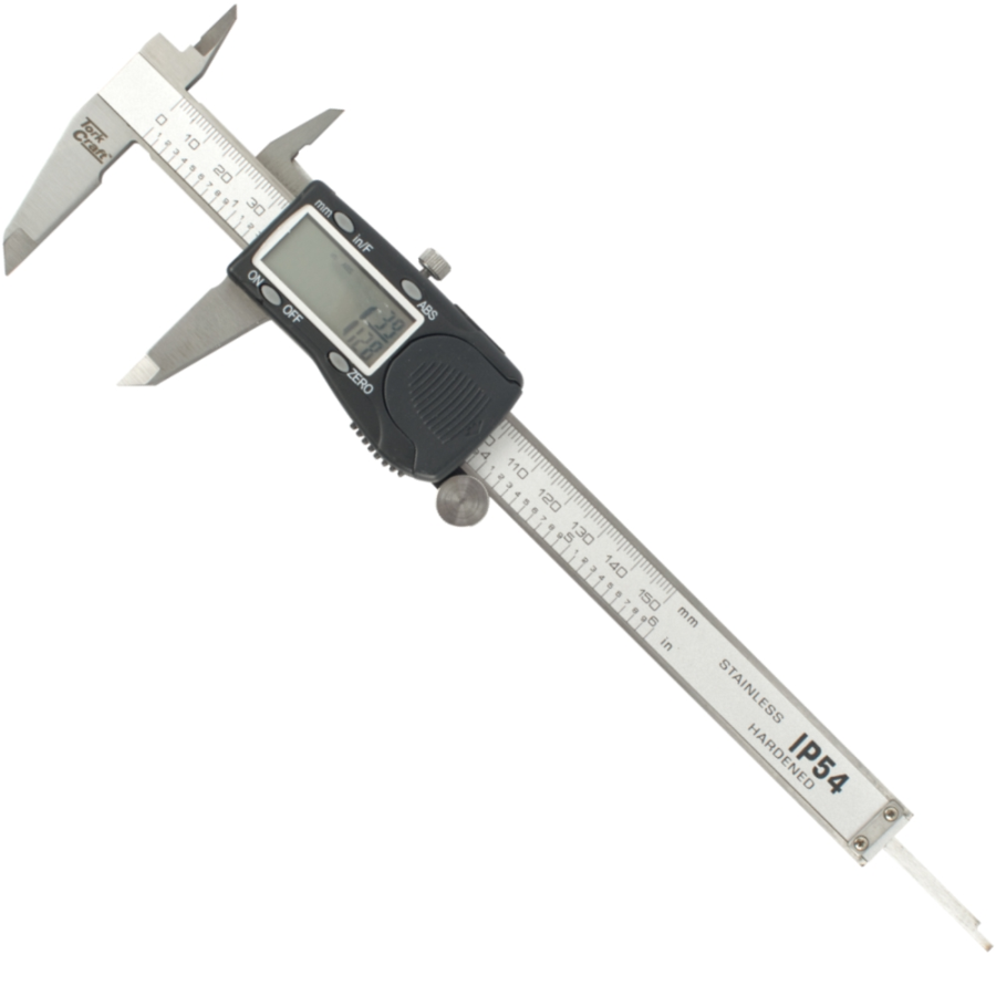 (image for) Vernier Digital 150mm S/steel 0.01mm Acc. Abs Func. Ip54 Metric / Inch