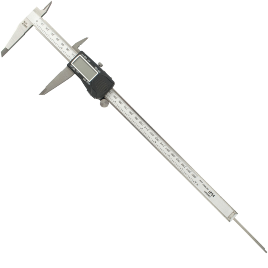 (image for) Vernier Digital Frac. 300mm S/steel 0.01mm Acc. Abs Func. Ip54