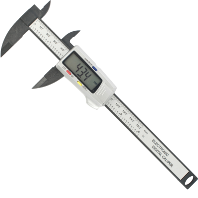 (image for) Vernier Carbon Fibre 150mm Metric / Inch Digital 0.01mm Acc.