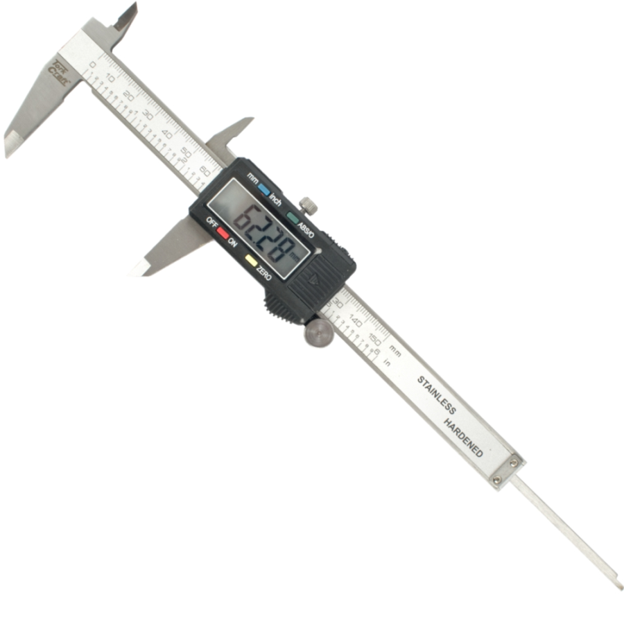 (image for) Vernier Digital 4 Key 150mm S/steel 0.01mm Acc. Abs Func. Metric / In