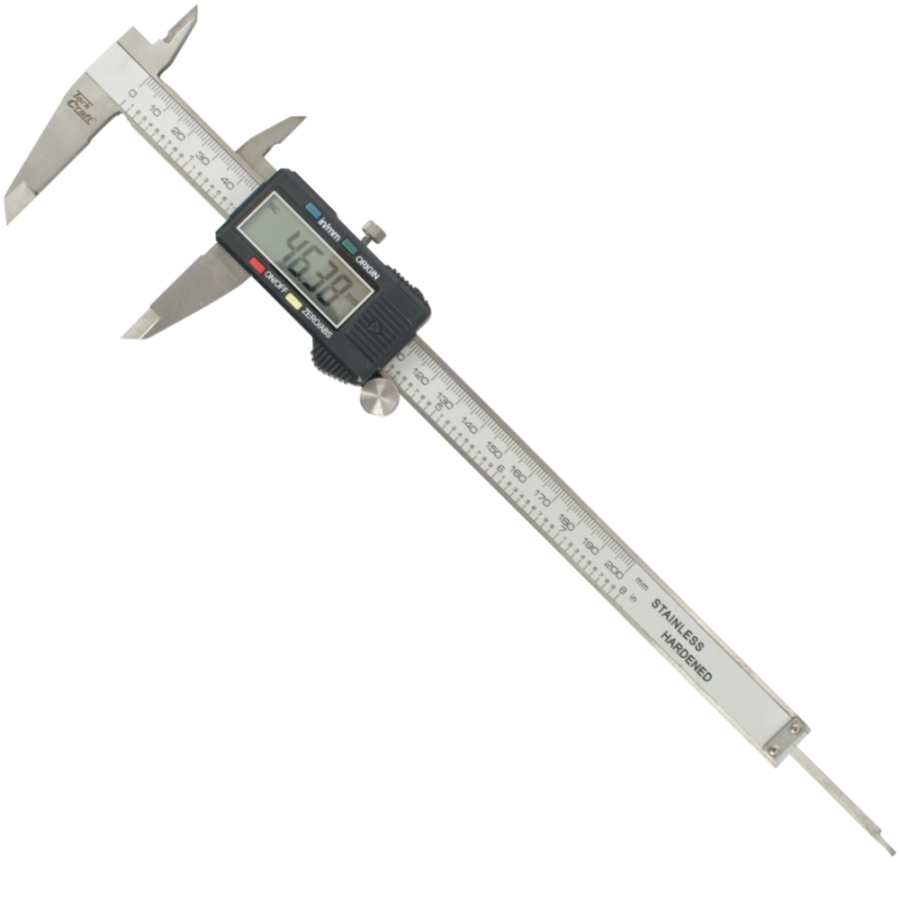 (image for) Vernier Digital 4 Key 200mm 0.01mm Acc. Abs Func. Metric / Inch
