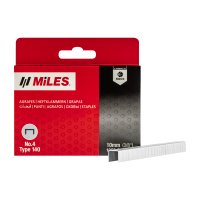 (image for) Galv Staples 18g T50 10mm X 1250pcs Miles No4