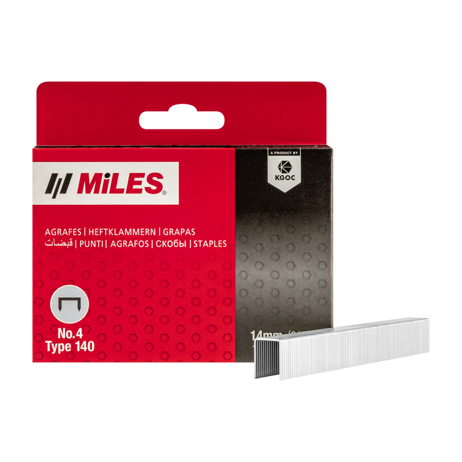 (image for) Galv Staples 18g T50 14mm X 1250pcs Miles No4