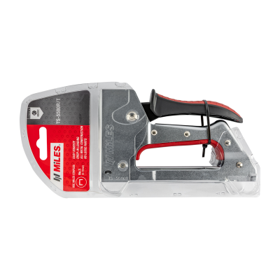 (image for) Staple Gun Metal Body Rubber Grip 22g 6-10mm Jt21 Stap Reload Ind